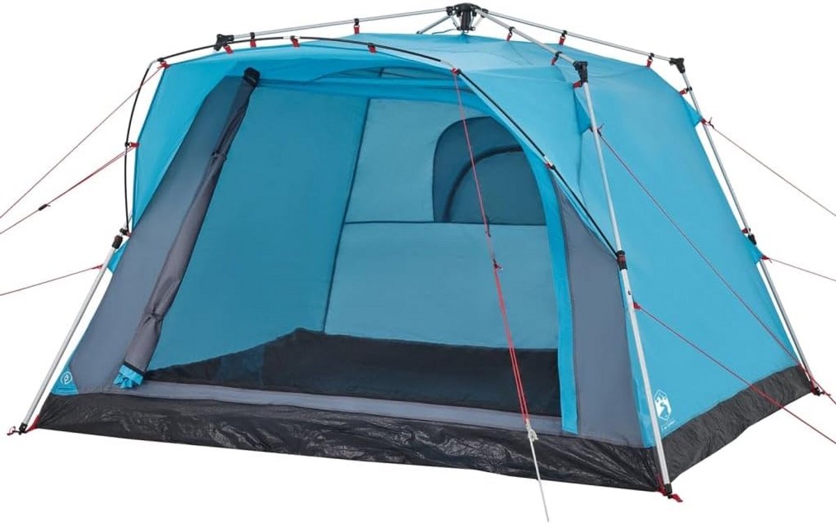 Ruime 4-persoons Campingtent met Snelmontagesysteem en E-Poort