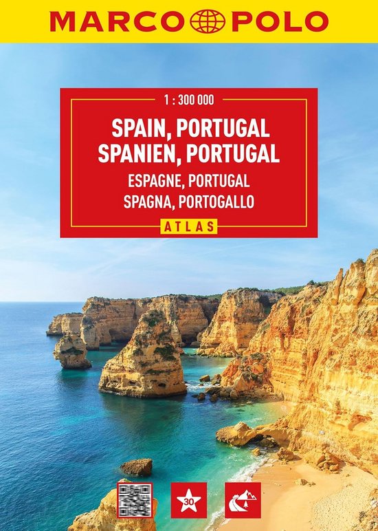 Wegenatlas Spanje en Portugal - Gedetailleerde Kaart Schaal  ... - cover