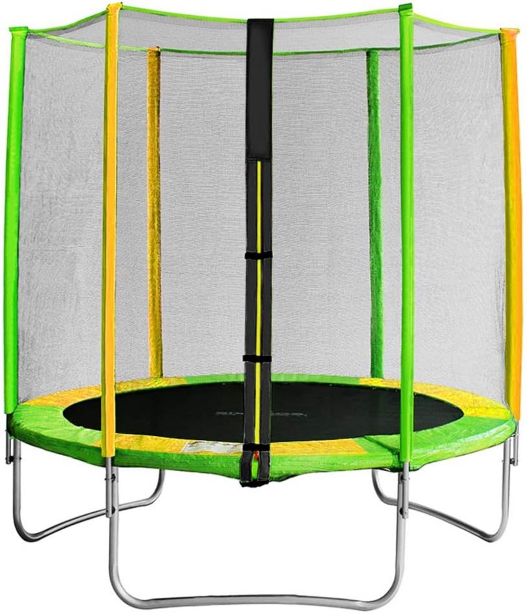 Ronde Trampoline Binnen en Buiten met Veiligheidsnet - 183 cm Diameter, 150 kg Belasting