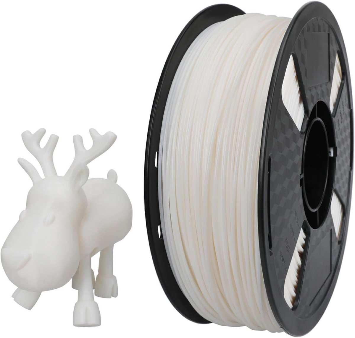 Flexibel 3D Printer Filament 1.75mm - 55D Natuurlijke Witte TPE