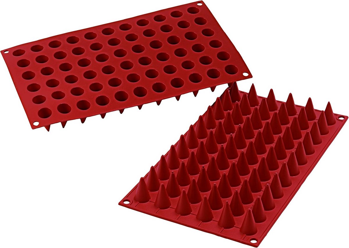 Silicone mal voor taartdecoratie - Conen ø18 h 30 mm