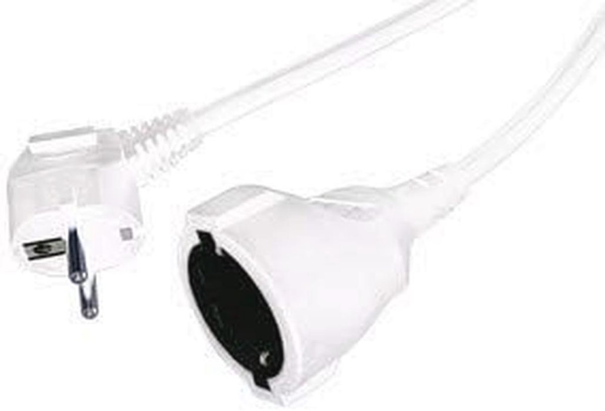 Robuuste Verlengkabel 2 Meter - 16 A, Max. 3680 W, Veilig en Betrouwbaar