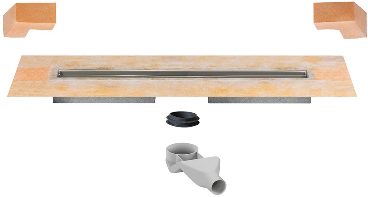 Schlüter Kerdi-Line-F douchegoot 80 cm, rvs