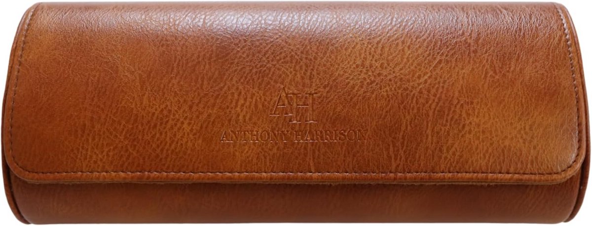 Reis Horloge Rol Koffer voor 3 Horloges - Stijlvolle en Veilige Opslag Organizer