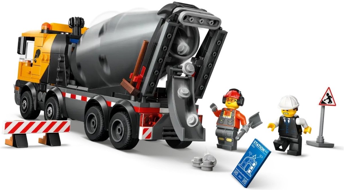 LEGO City Great Vehicles - Cementwagen - 6+ Jaar - Inclusief Figuren — afbeelding 15