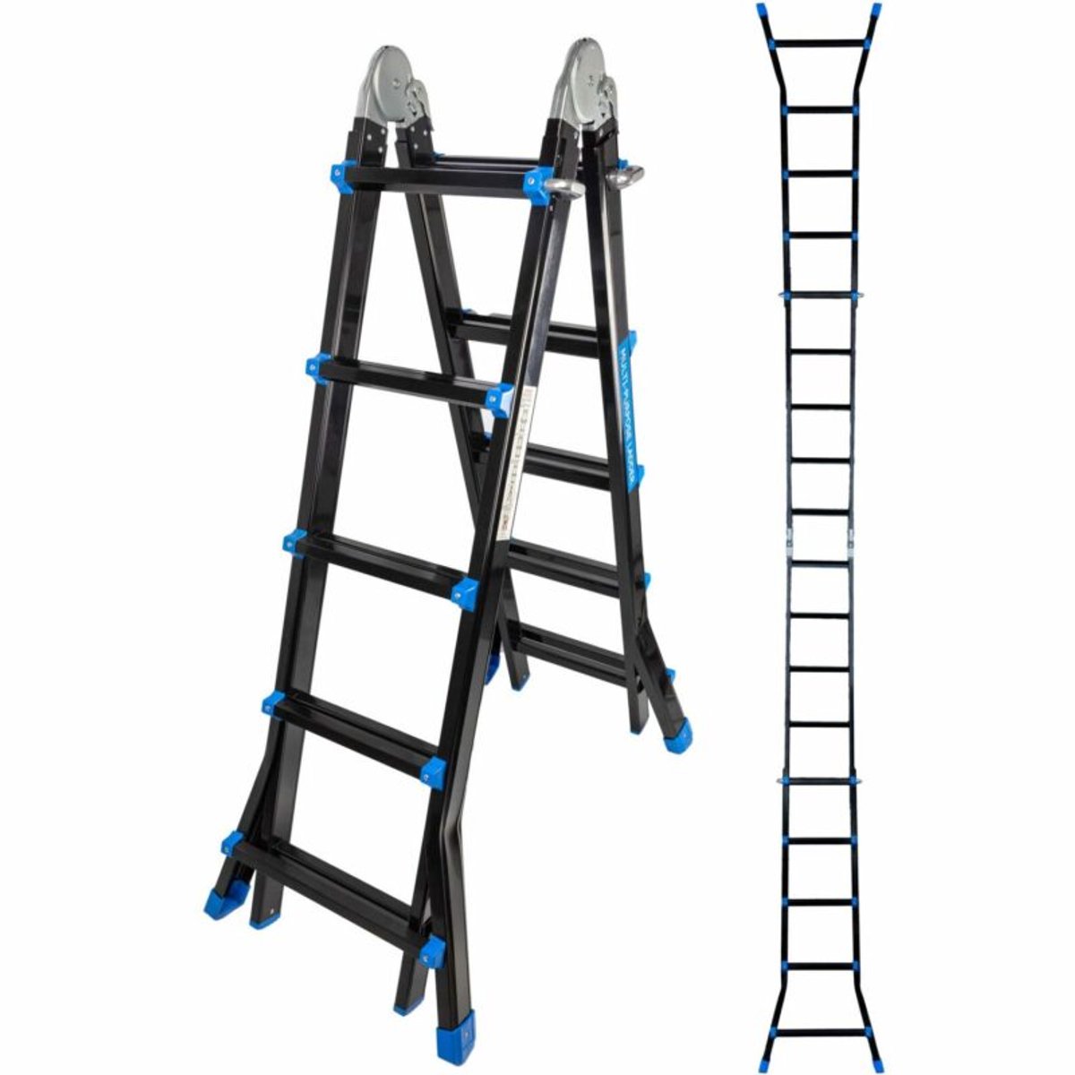 MARK TOOLS PRO - Multiladder Uitschuifbare Vouwladder 4x6 - 5,15 meter
