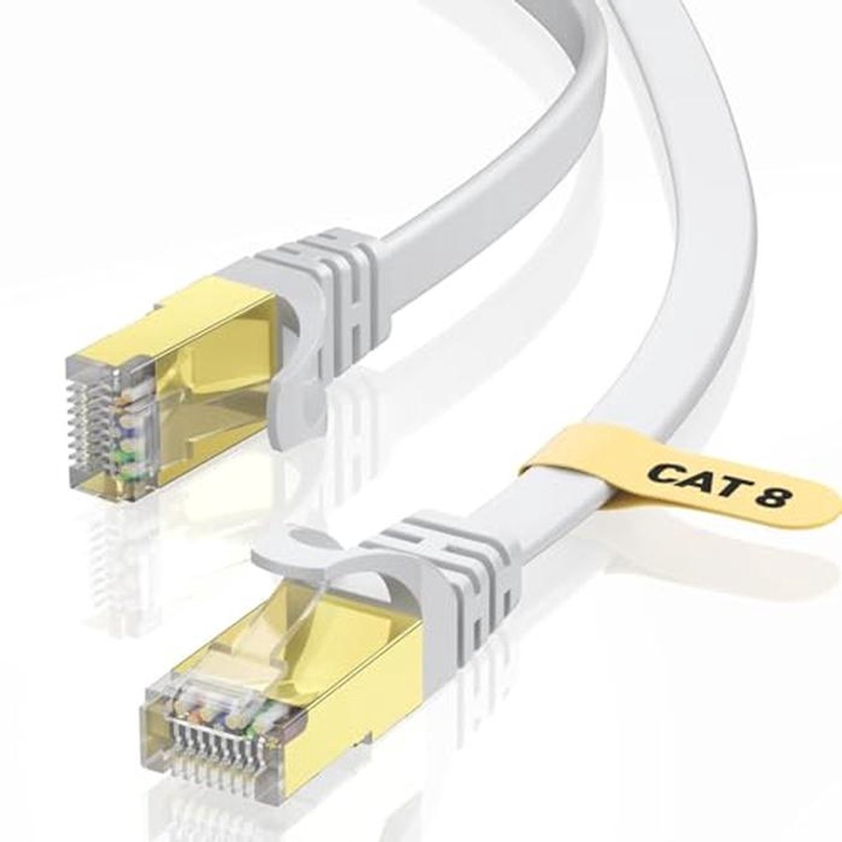 Cat 8 Ethernetkabel 8 meter - Hoge snelheid en betrouwbaarheid voor datatransmissie