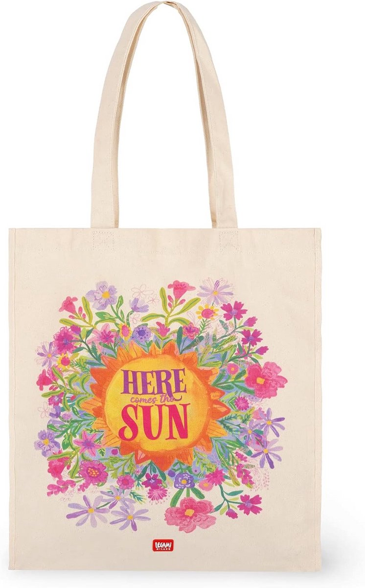 Katoenen Dames Tas met Zonnebloem