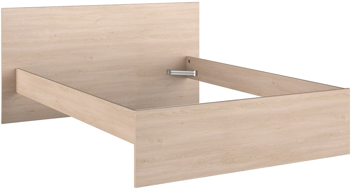Vente-unique Bedframe hout natuurlijk licht 140 x 190 cm