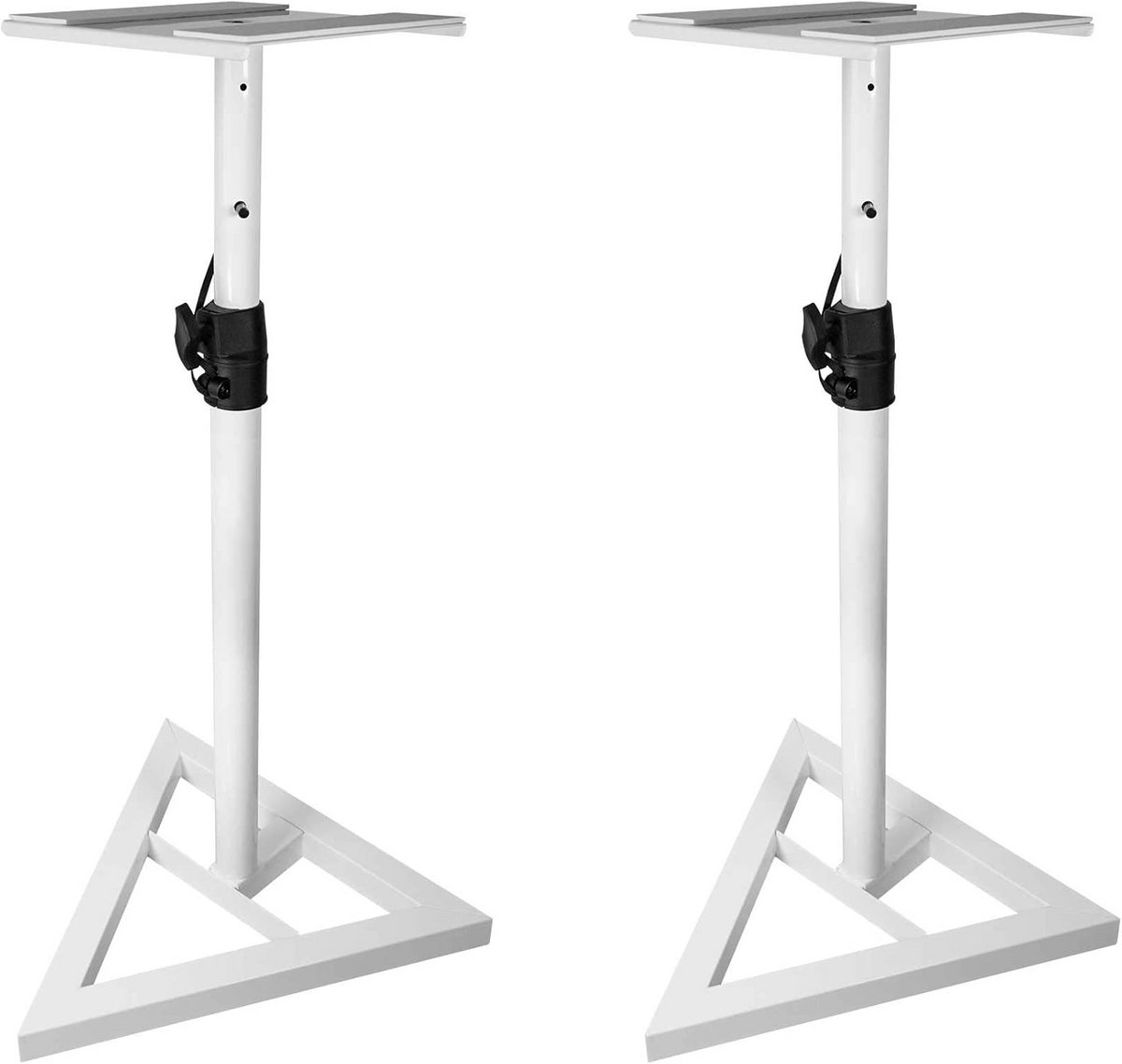 Verstelbare Hoogte Studio Monitor Standaards - Wit