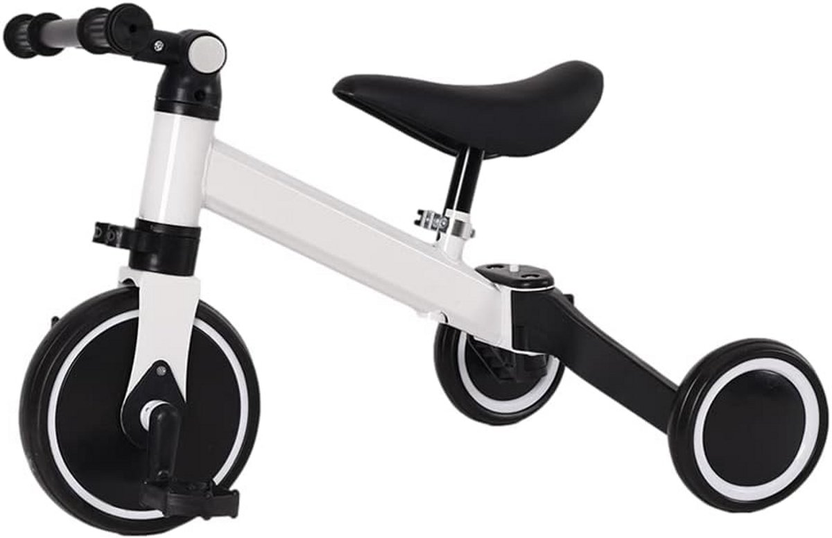 3-in-1 Kinderdriewieler met Pedalen - Lichtgewicht en Duurzaam