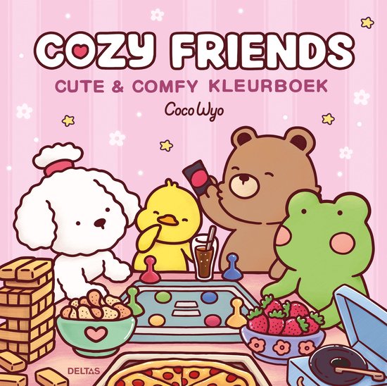 Cozy Friends Cute & Comfy kleurboek Coco Wyo - cover