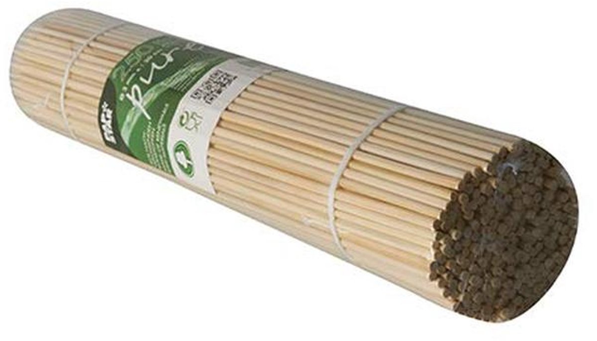 Bamboe Sjasliekspiesen 3 mm - 250 Stuks