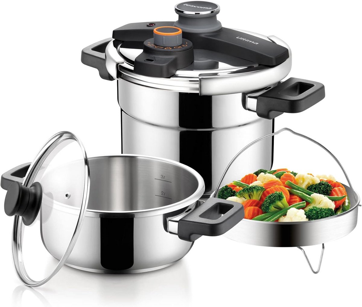 Snelkookpan Duo 4,0L en 6,0L - Snel en efficiënt koken