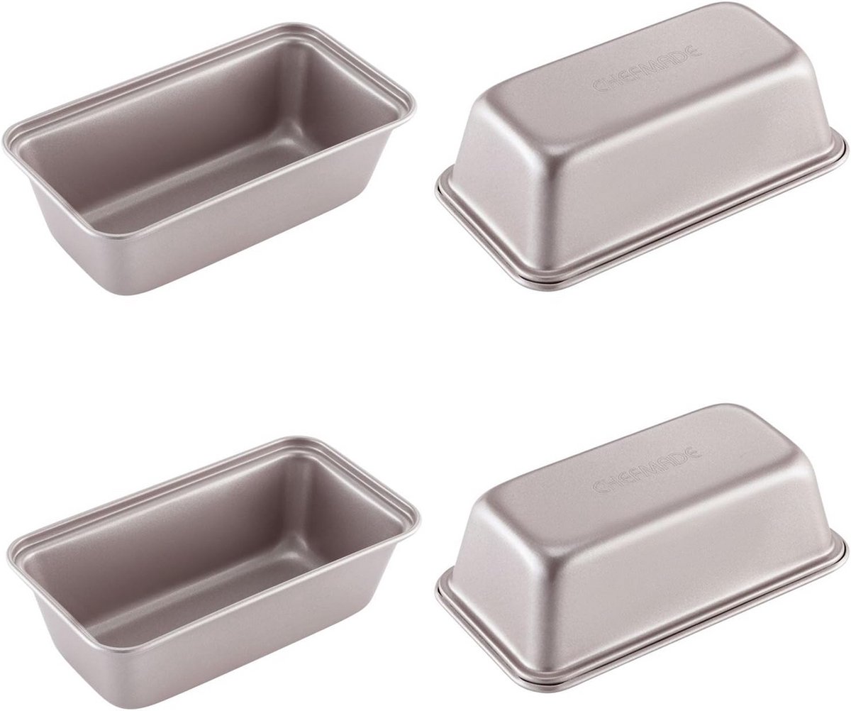 Mini Broodvormpjes met Antiaanbaklaag - Set van 4