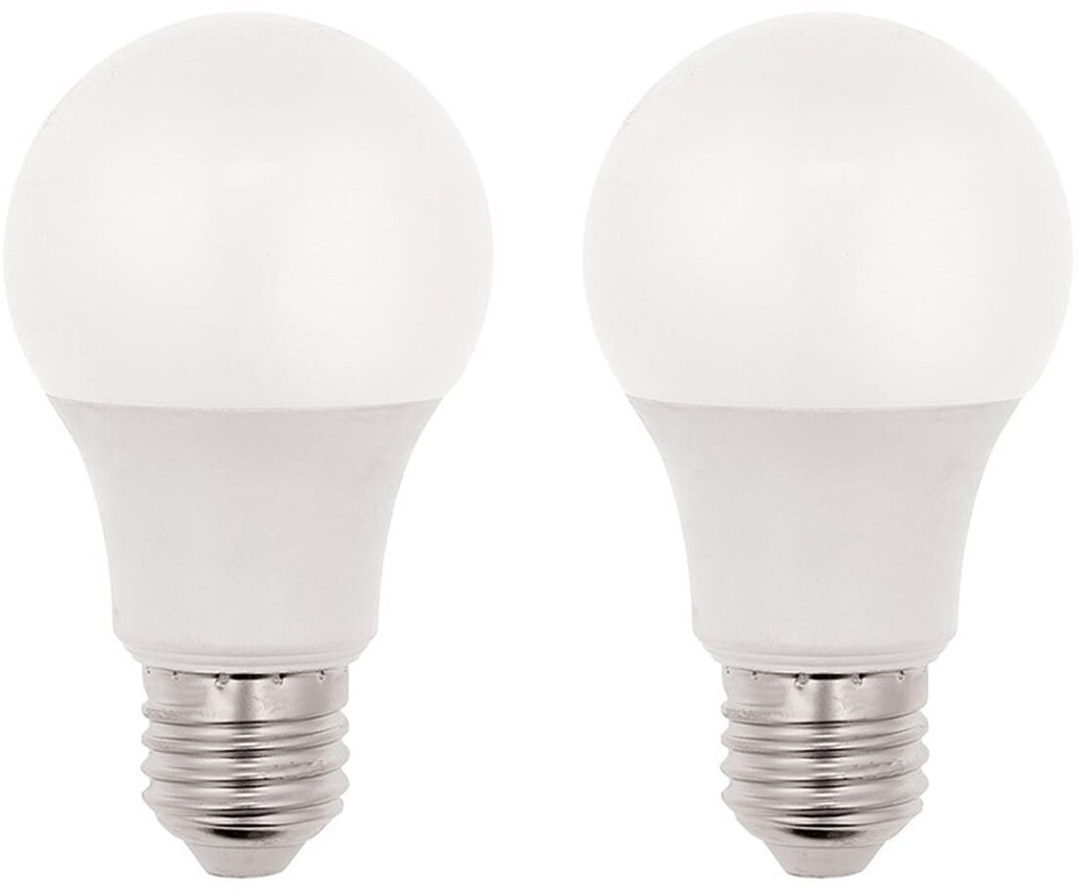 VITO LED Lamp A60 E27 - 9W (vervangt 90W) - 1296lm - 6400K - 220-240V - Energiezuinig met Hoge Lichtopbrengst - 2 stuks