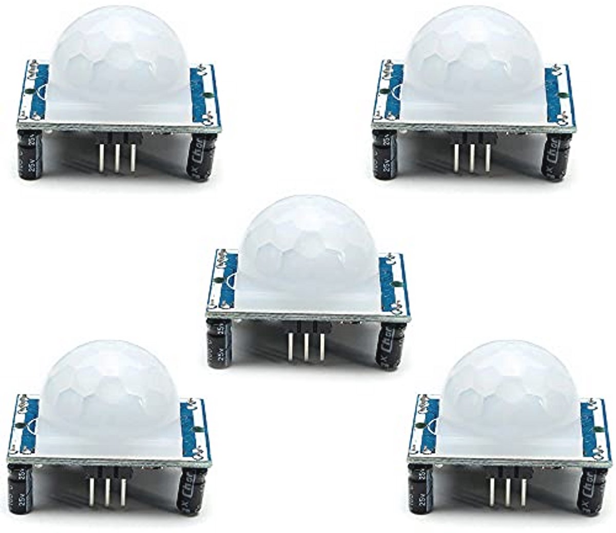 5 stuks Human Sensor Module Pyro-elektrische Infrarood PIR Bewegingsdetector Modules