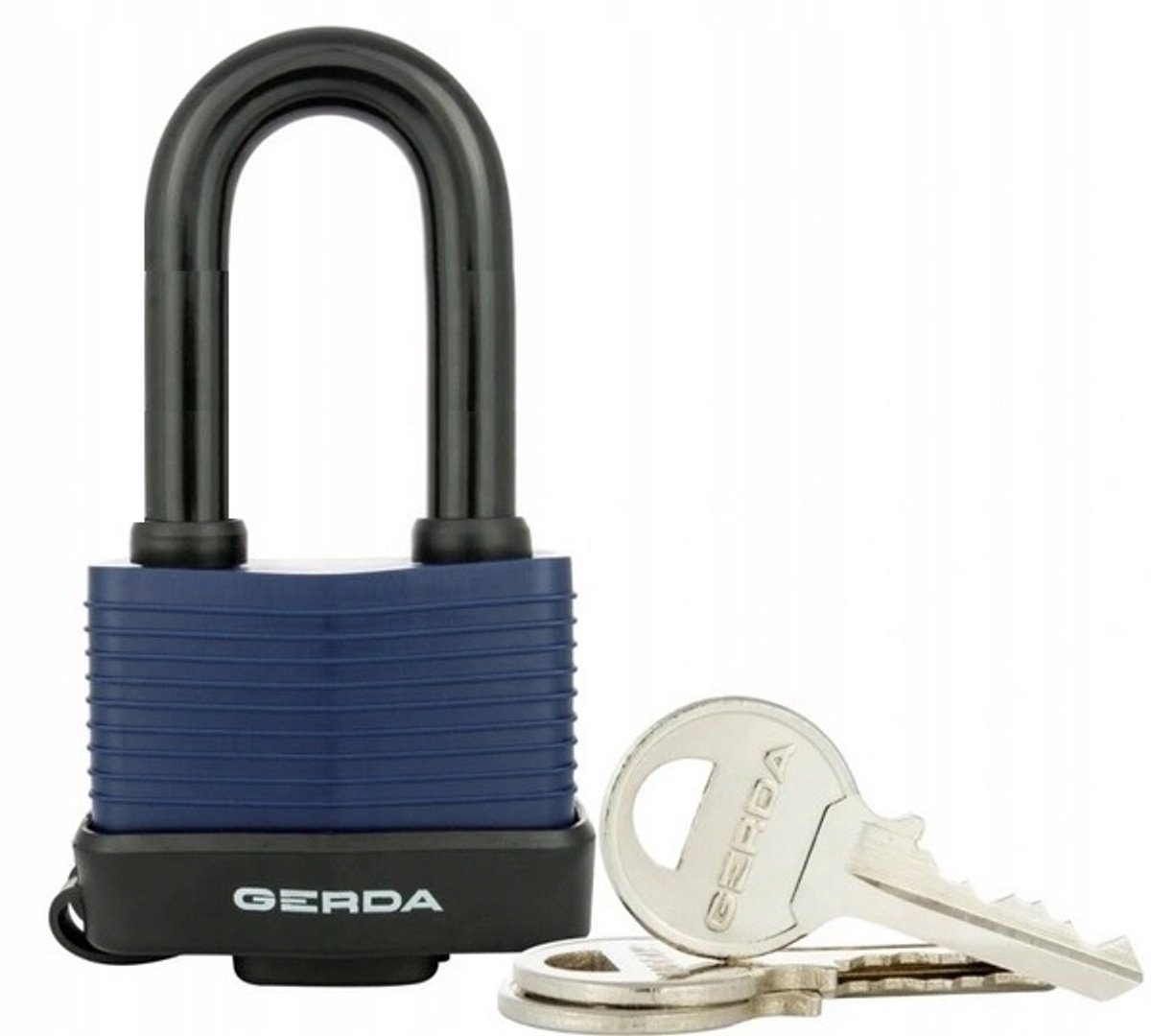Gerda Aqua Modus 45 mm stalen hangslot waterdicht met dop en 3 sleutels