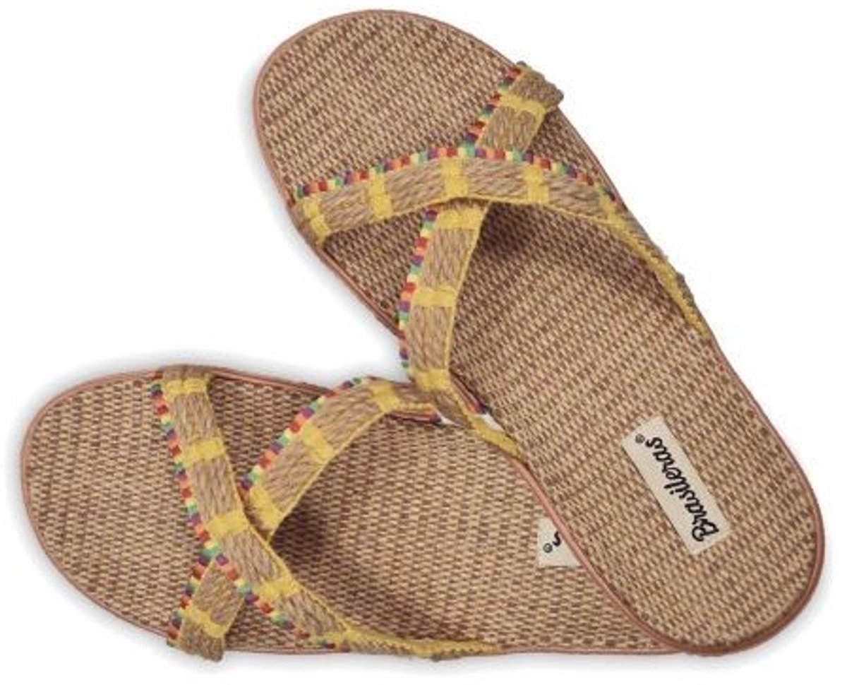 Brasileras sandalen dames- Geel- 34/35