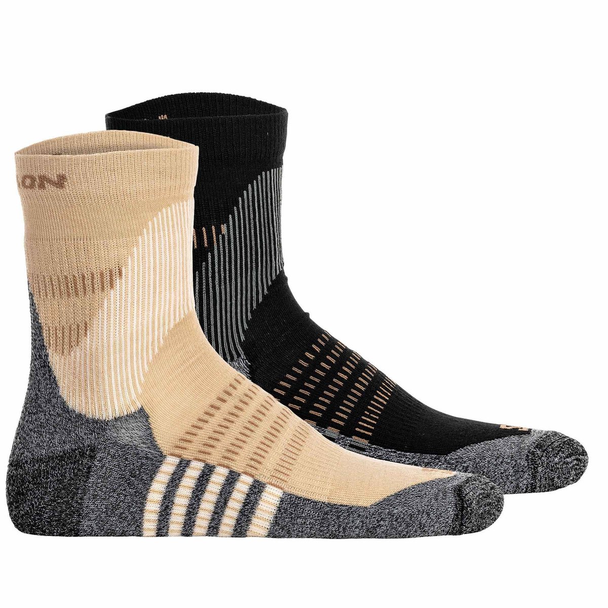 Salomon Sokken X ULTRA ACCESS QUARTER 2P Set van 2 Zwart