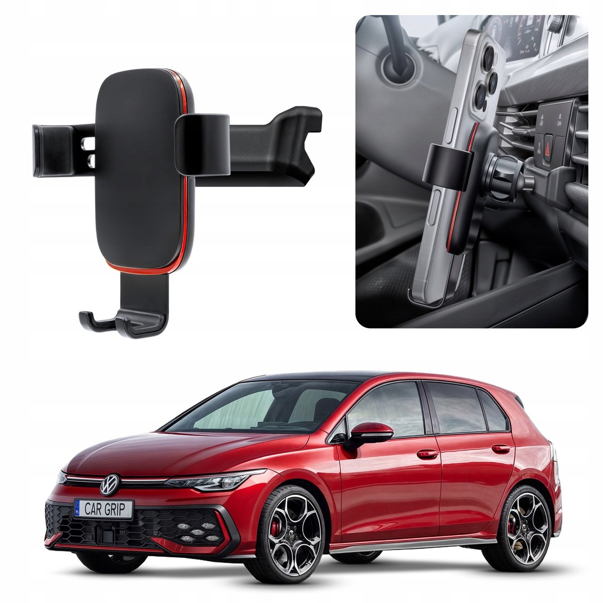 Premium Zwaartekracht Telefoonhouder voor VW Golf VIII (2020-)