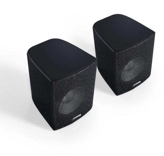 Canton Plus MX.3 – Compacte Passieve Luidsprekers – Set van 2 – Helder Geluid – Muurmontage – Surround Set – Home Cinema – Zwart — afbeelding 3