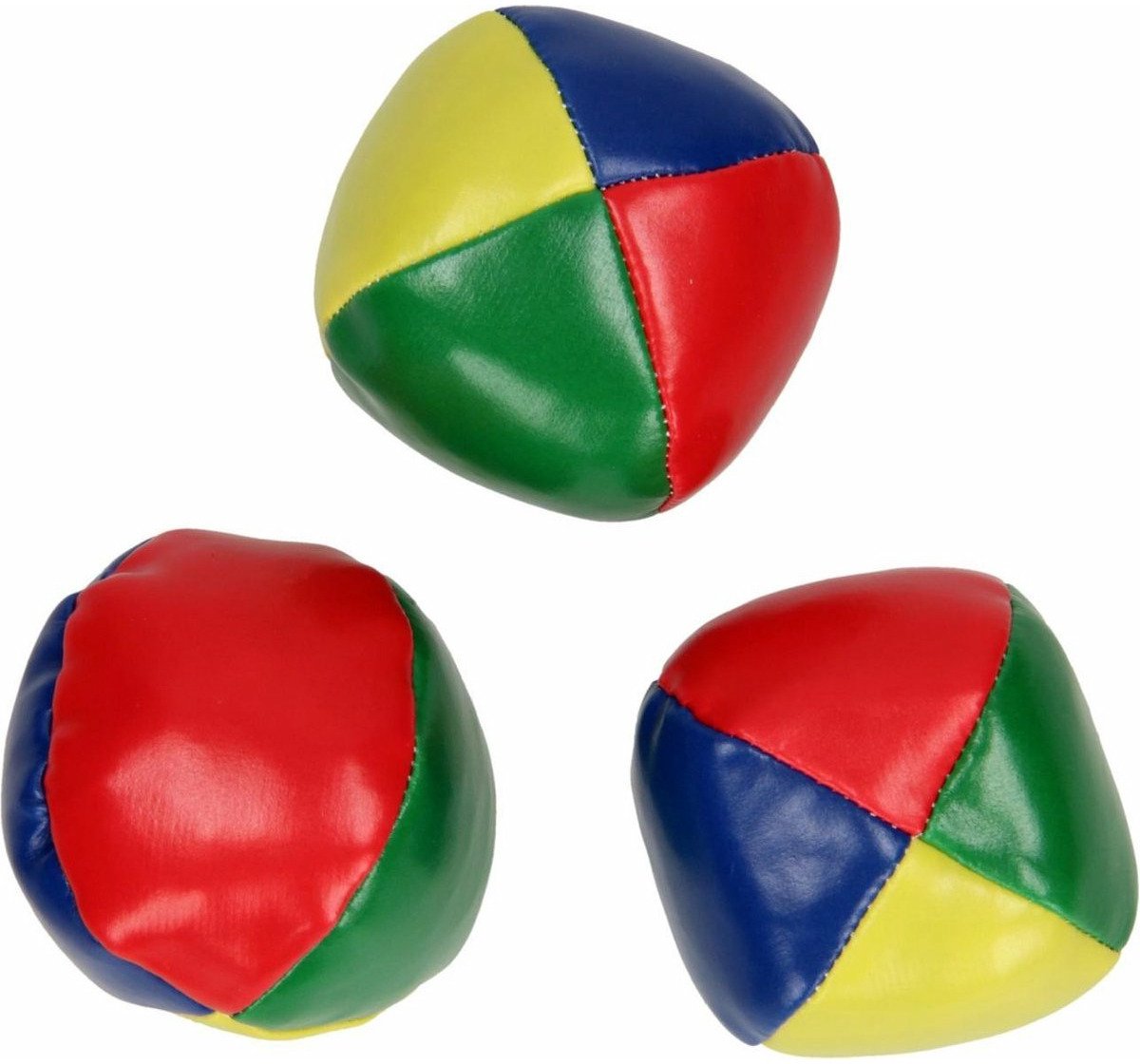 Angel Toys Jongleerballen - 6x - gekleurd - in koker - speelgoed