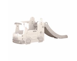 Speeltoestel Peuter Busje met glijbaan Wit voor binnen en buiten in de tuin - Peuter - Kleuter