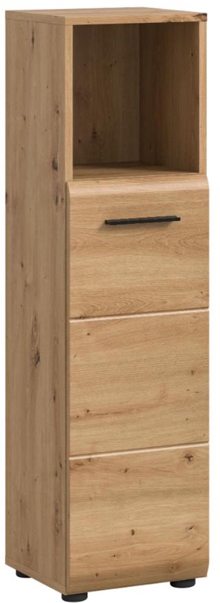 Ice badkamerkast 1 deur, 1 plank eiken decor.