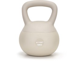 Actiget® Zachte Kettle Bell | Kettlebell | 10 kg | Beige
