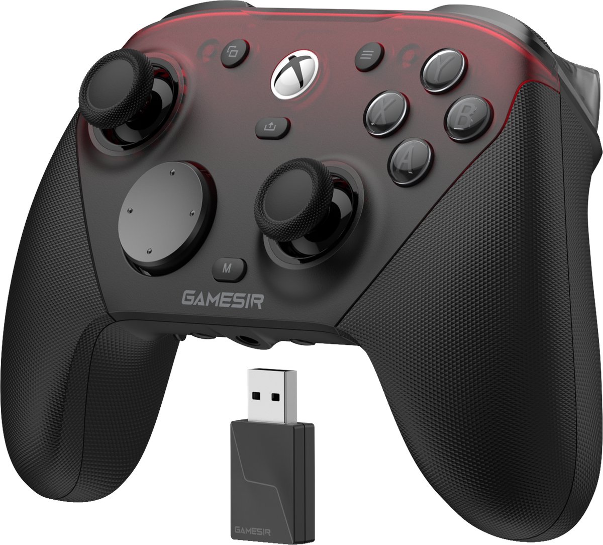 GameSir G7 Pro Controller met Oplaadstation: TMR Joysticks, Verstelbare Triggers & 4 Programmeerbare Knoppen - Shadow Ember – foto 7