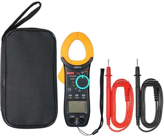 Foto: Alles in n stroomtang digitale multimeter met ac dc stroommeting continu teit capaciteit testpen