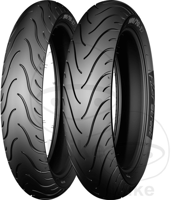 Pneu de route Michelin Moto Pilot Street Radial 54s TL Zwart 110/70/R17
