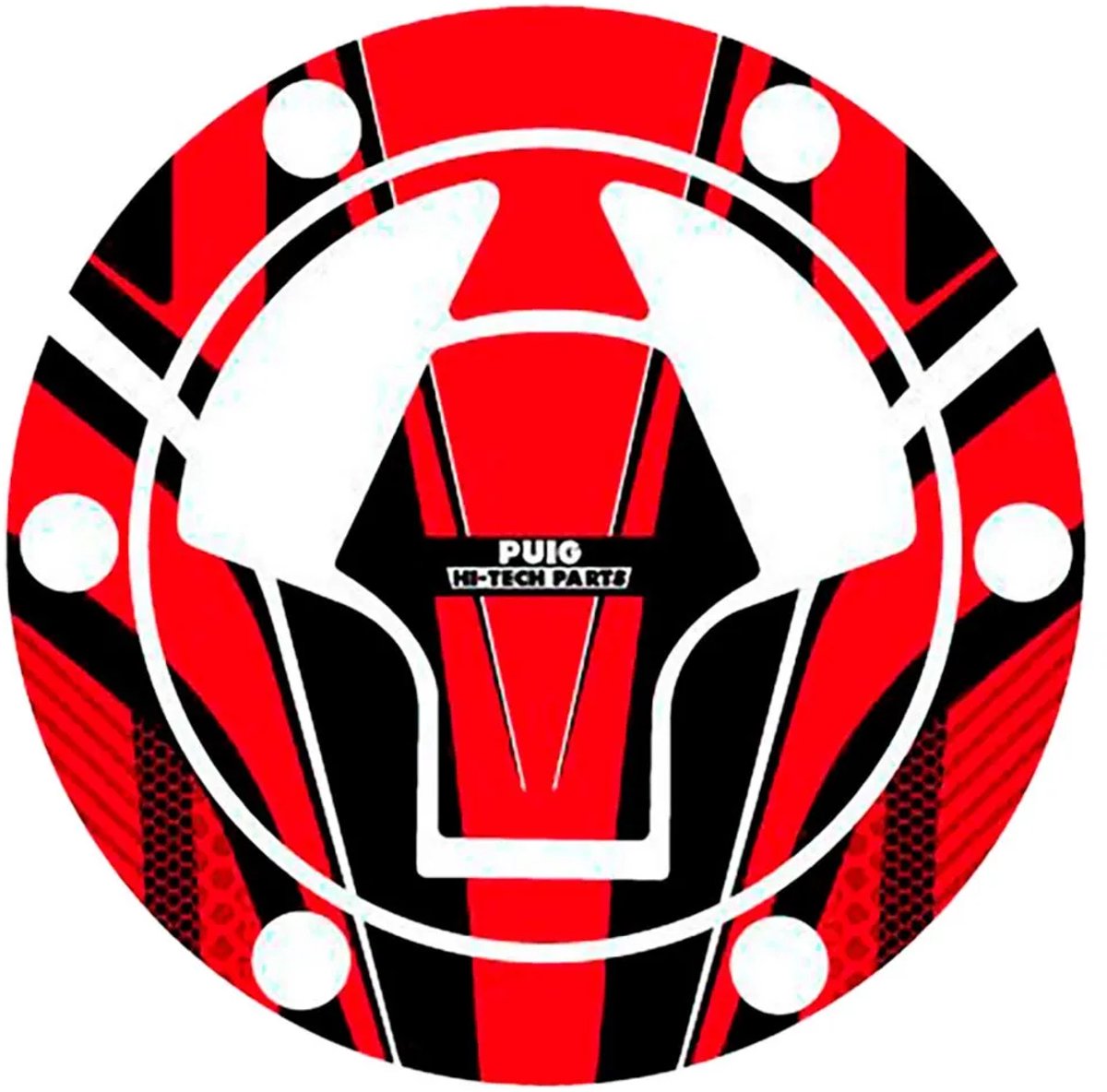 Puig Radikal Kawasaki Ninja 250r 08 Benzinetankdopbeschermer Rood