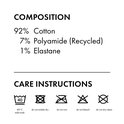 Samenstelling van Falke sokken: 92% katoen, 7% polyamide, 1% elastane. Wasinstructies.