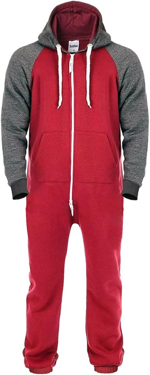 Heren Jumpsuit Eendelig - Comfortabele Pyjama en Loungewear in Katoenmix