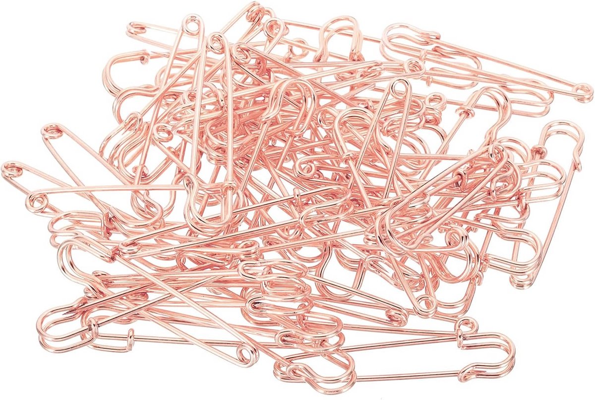 32 Grote Veiligheidsspelden Metaal 6,5 cm - Ideaal voor Breien, Naaien en Knutselen