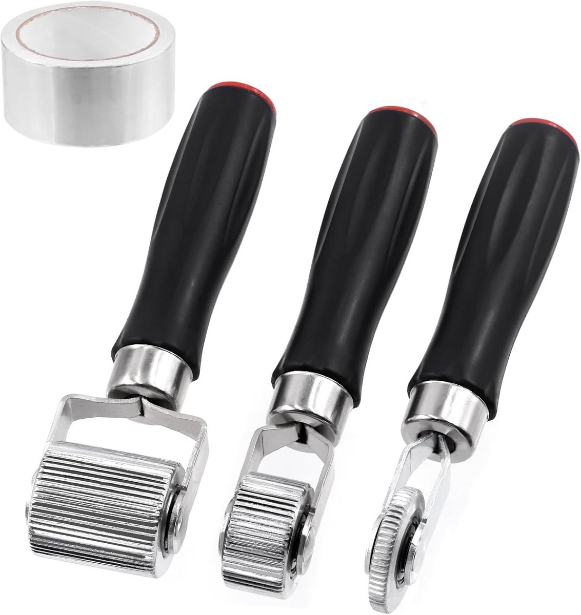 4-Delige Geluiddemping Roller Set met Aluminiumfolie Tape voor Auto Installatie