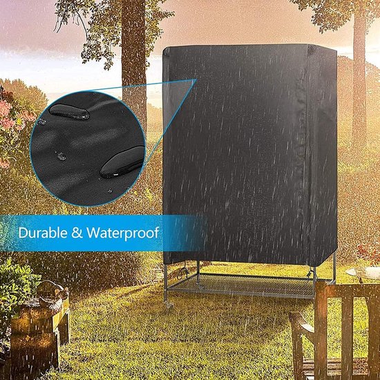 Lcyen Waterdichte Caravanhoes – 5 X 3 M – 210D Oxford Stof – Met Spanbanden – Beschermt Tegen Regen, Hagel, Wind En Zon – Voor Campers En Caravans