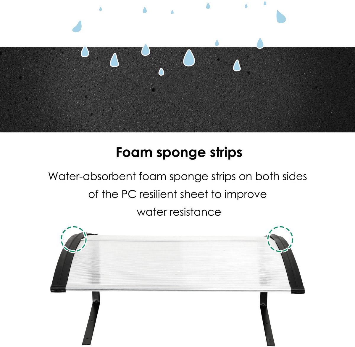 Weerbestendige Robotmaaier Garage met Transparant Dak - afbeelding 2