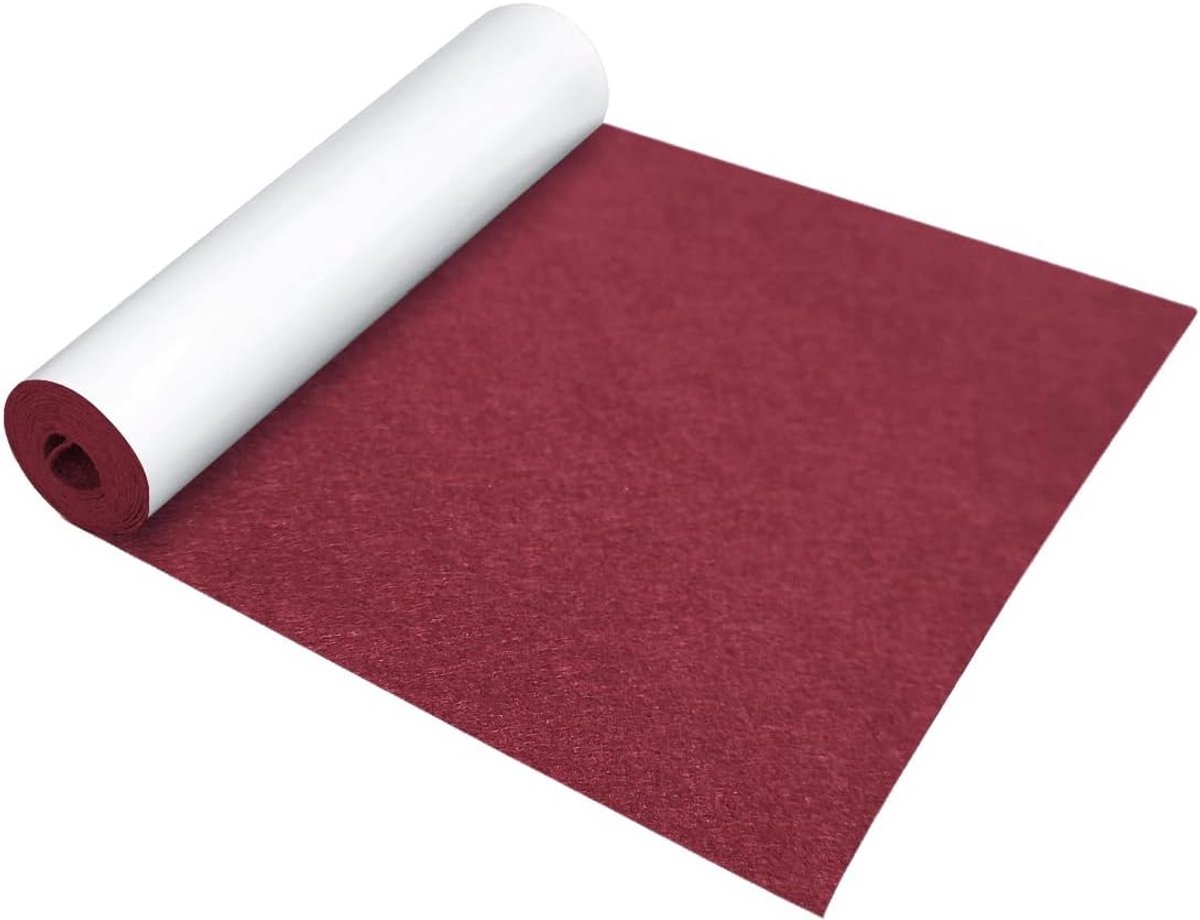 Zelfklevend Vilt op Rol - 40 x 220 cm - 1 mm Dikte - Grijs - Ideaal als Stoelgleiders en Vloerbescherming