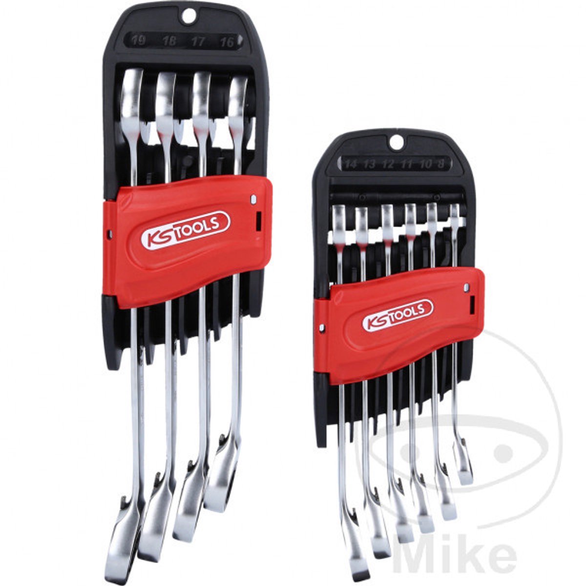 KS TOOLS DUO Gearplus Ratel Combinatie Sleutelset - 10 stuks - Ratel in oog en vork 503.5950