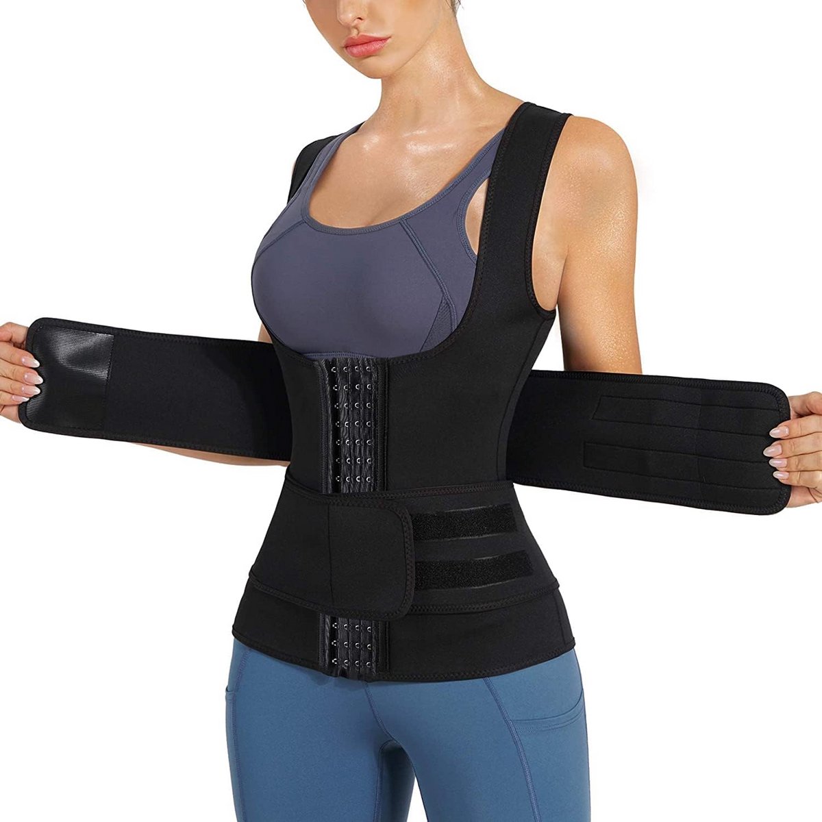 Zwangerschapsvest met Tailleband voor Vrouwen - Neopreen Corset & Body Shaper