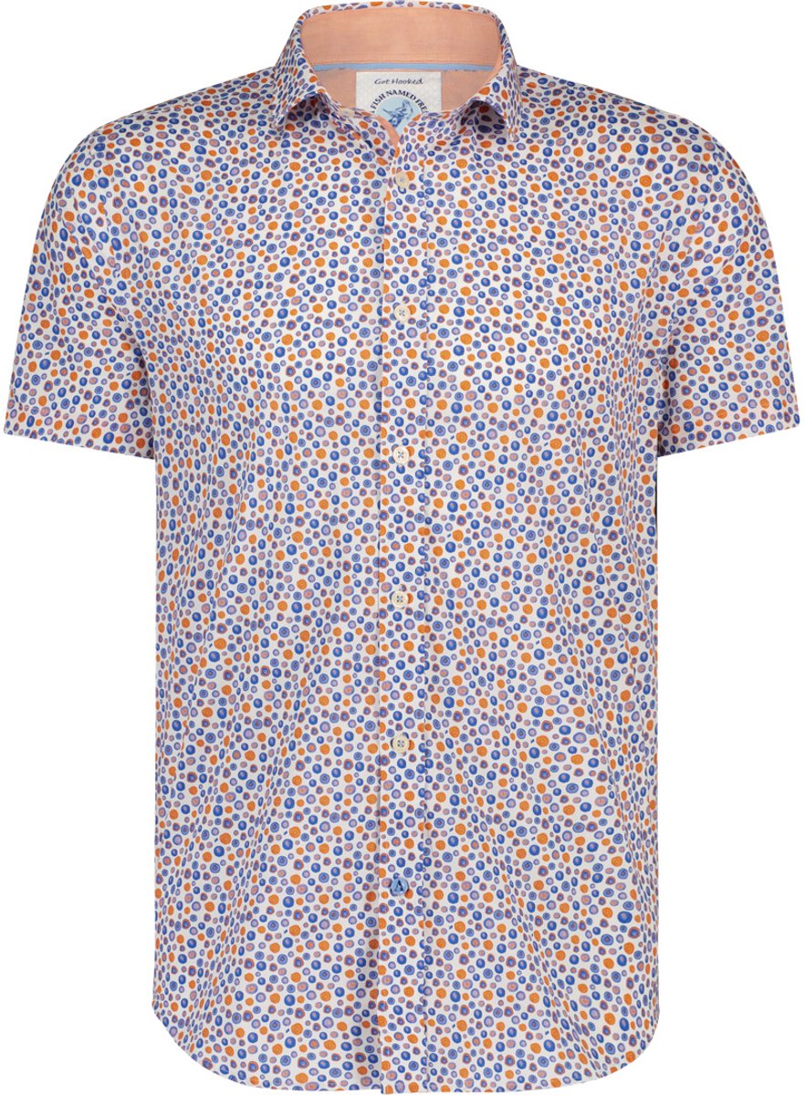 A Fish Named Fred Shirt SS watercolor dots Multicolor Coral (28.067.076)