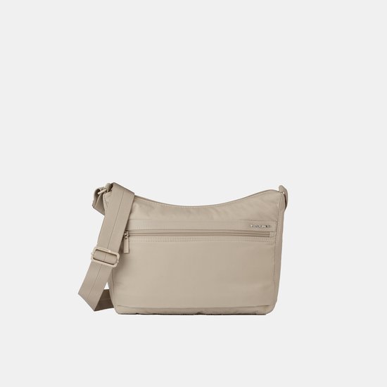 Hedgren Harpers Sac bandoulière femme avec protection RFID – Taille moyenne – Cashmere Beige