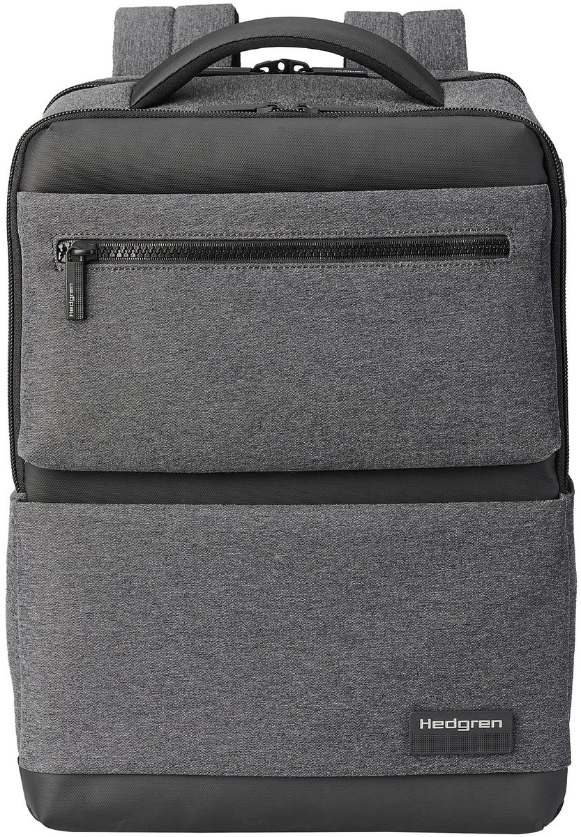 Hedgren Drive Rugzak met 2 compartimenten 14,1 inch met RFID-bescherming – USB-poort – Waterafstotend – Stylish Grey