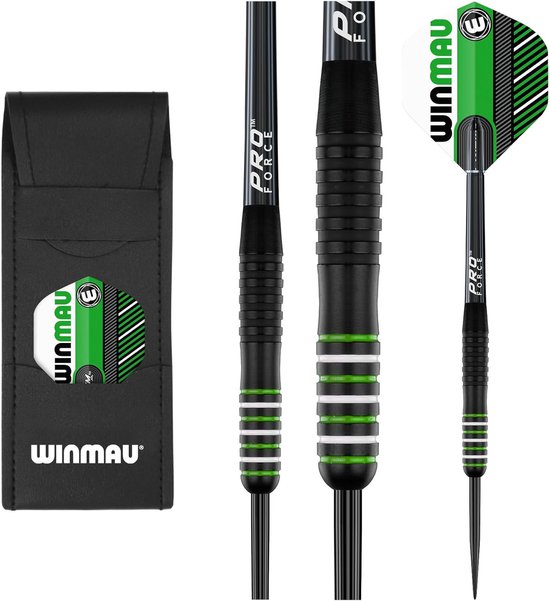 Winmau - Dartpijlen Brass Darts Rookie 20 Gram - Groen van Winmau — afbeelding 4