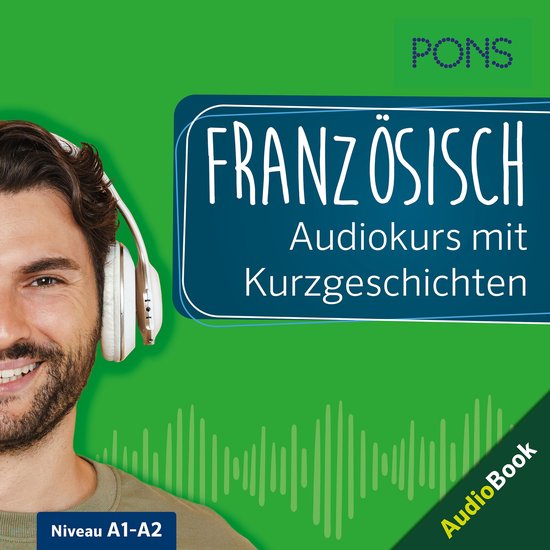 PONS Französisch Audiokurs mit Kurzgeschichten - cover