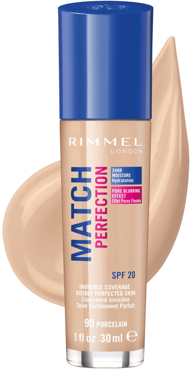 Rimmel London Match Perfection Foundation 090 Porcelain