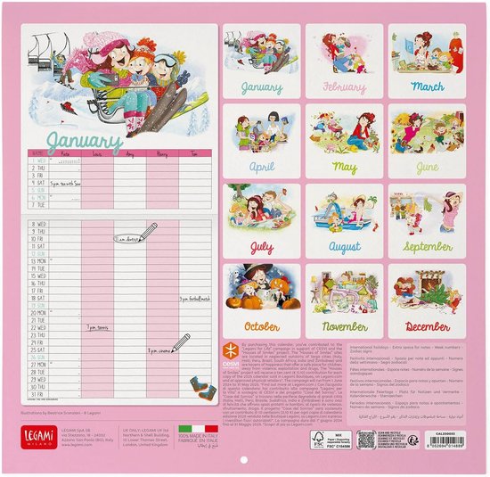 Bureaukalender 3 maand Compact | De Nederlandse